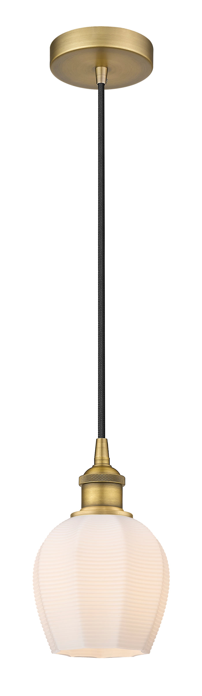 Edison Mini Pendant Antique Brass Finish