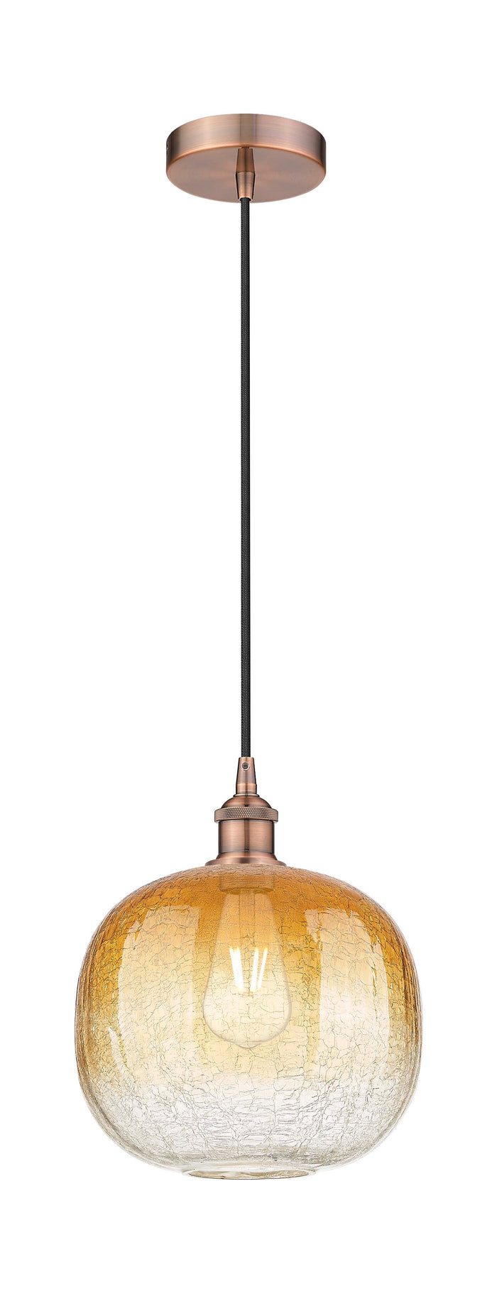Edison Mini Pendant Antique Brass Finish