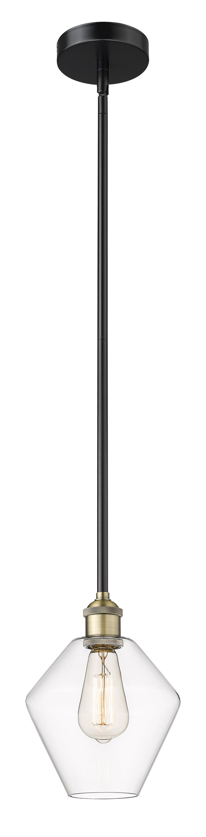 Edison Mini Pendant Antique Brass Finish