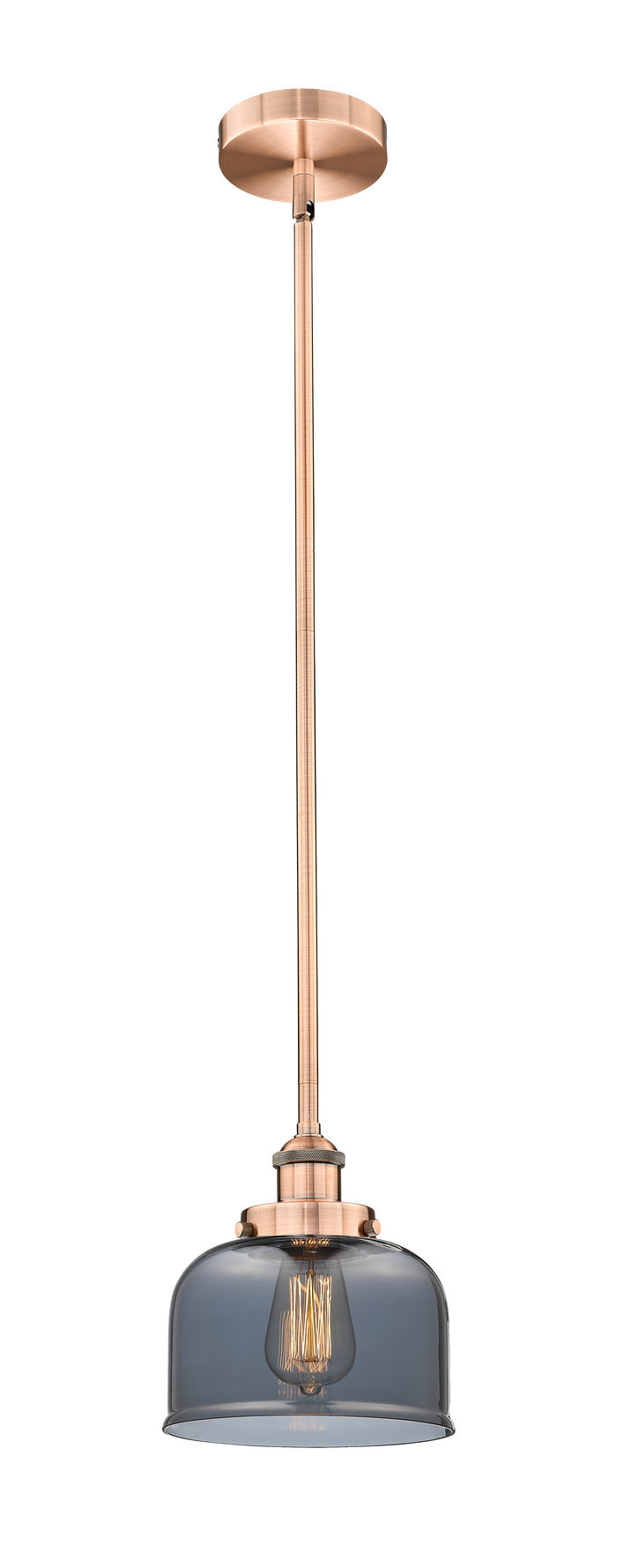 Edison Mini Pendant Antique Brass Finish