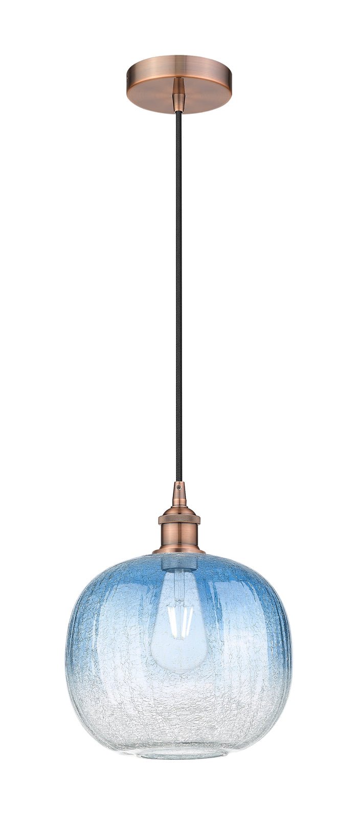 Edison Mini Pendant Antique Brass Finish