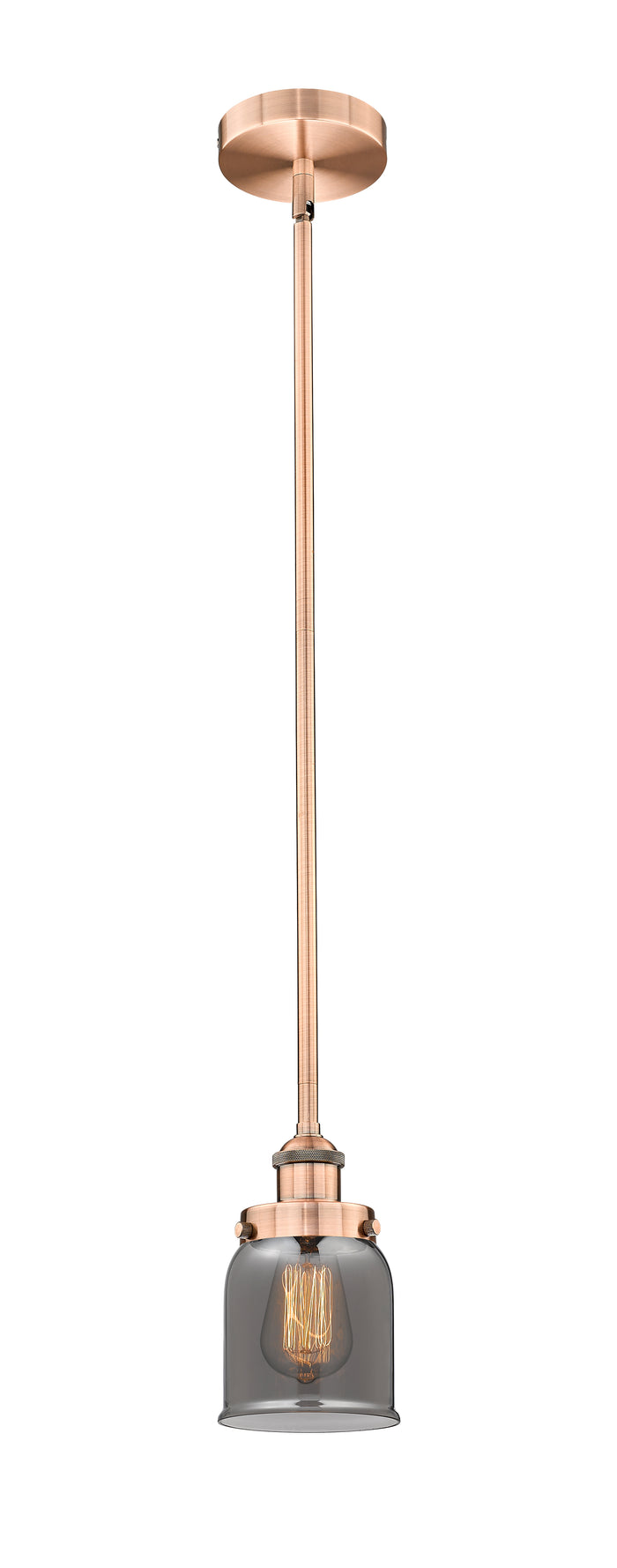 Edison Mini Pendant Antique Brass Finish