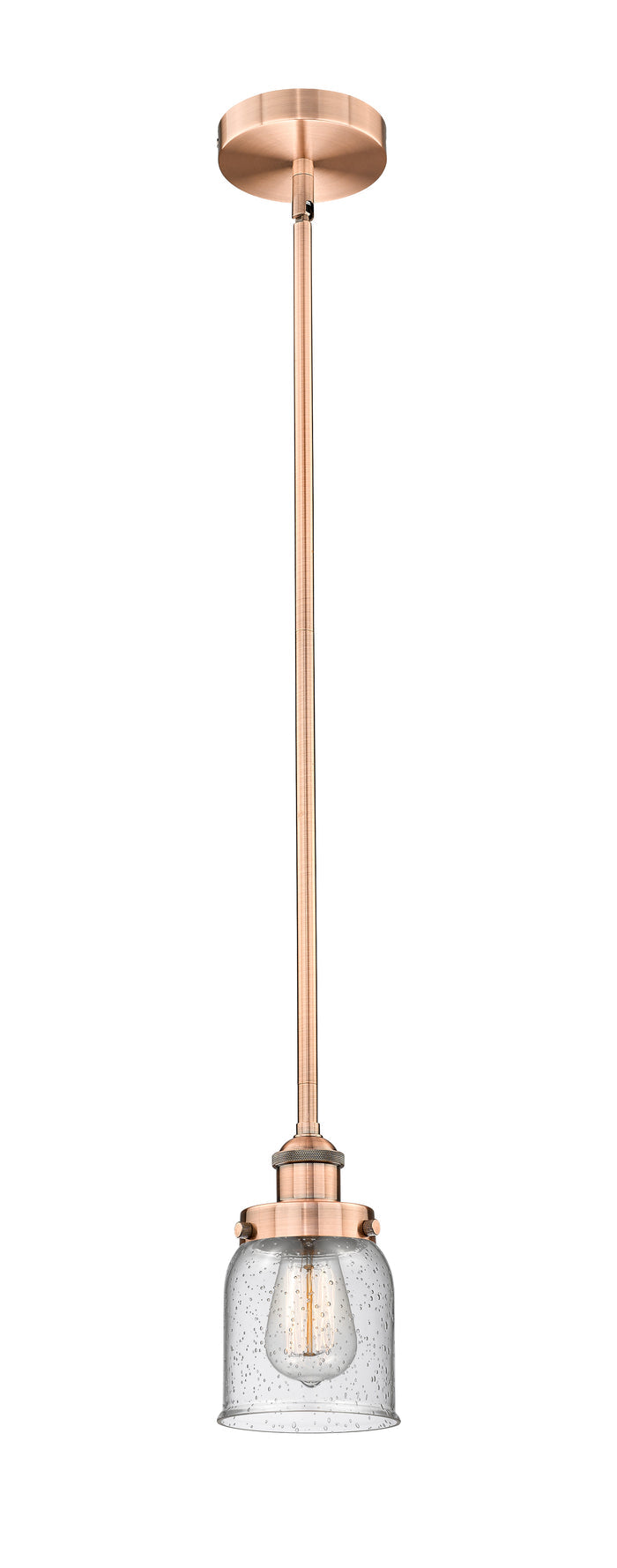 Edison Mini Pendant Antique Brass Finish