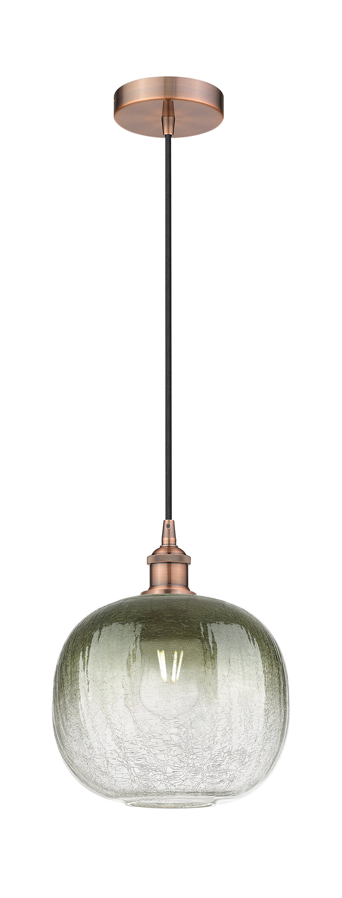 Edison Mini Pendant Antique Brass Finish