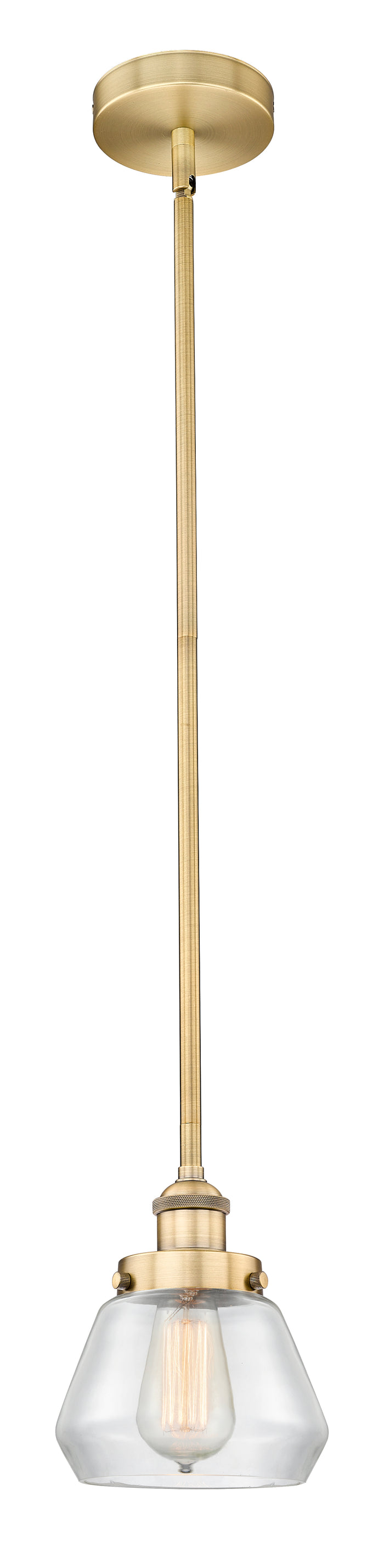 Edison Mini Pendant Antique Brass Finish