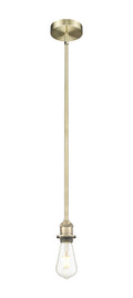 Edison Mini Pendant Antique Brass Steel