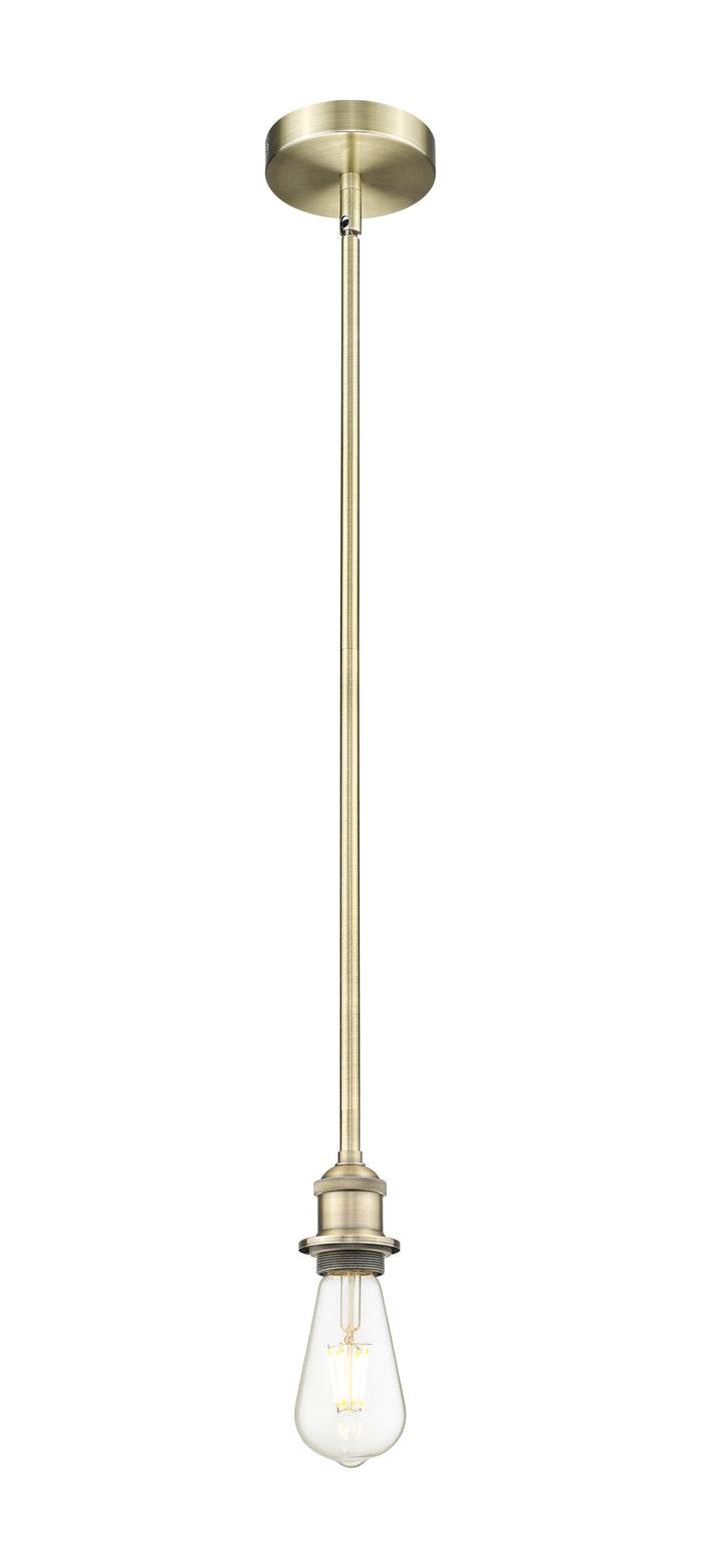 Edison Mini Pendant Antique Brass Steel