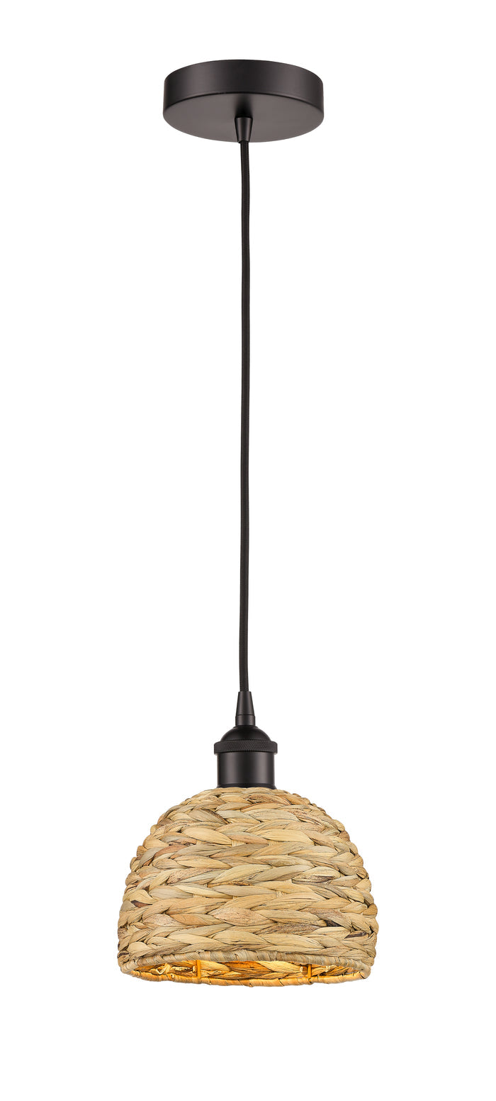 Edison Mini Pendant Antique Brass Woven