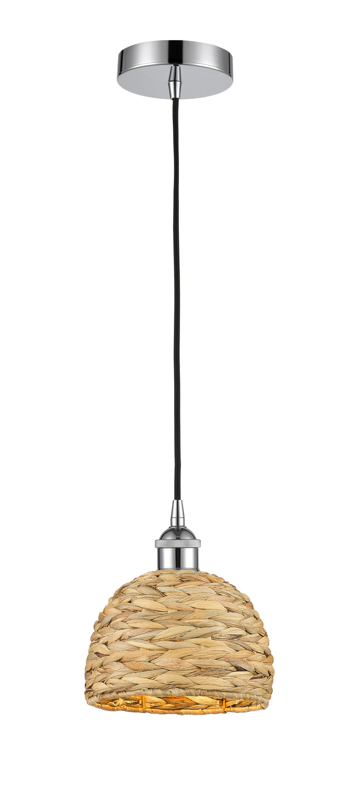 Edison Mini Pendant Antique Brass Woven