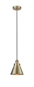 Edison Mini Pendant Antique Cast Brass