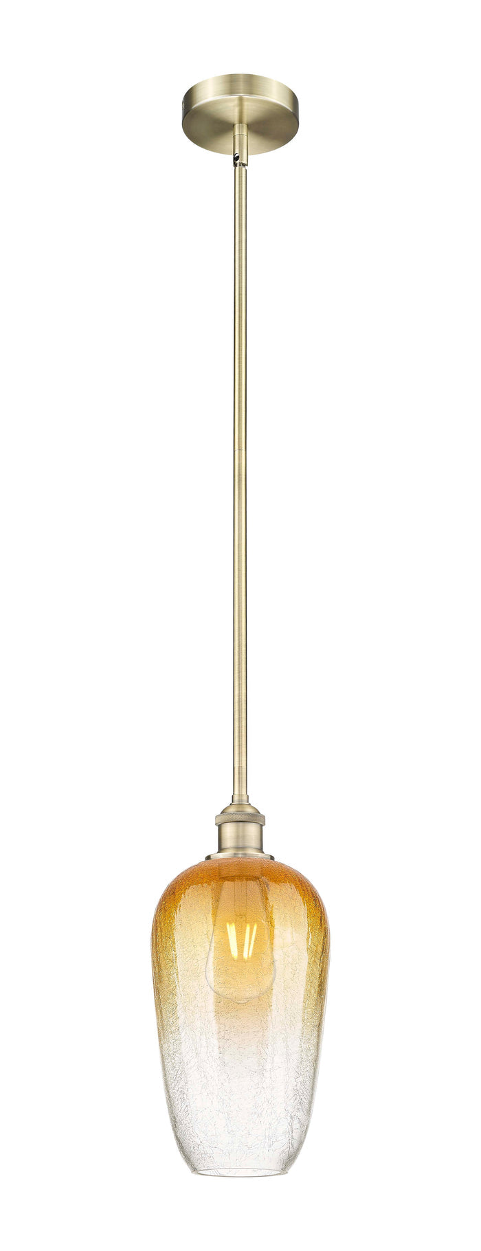 Edison Mini Pendant Antique Cast Brass