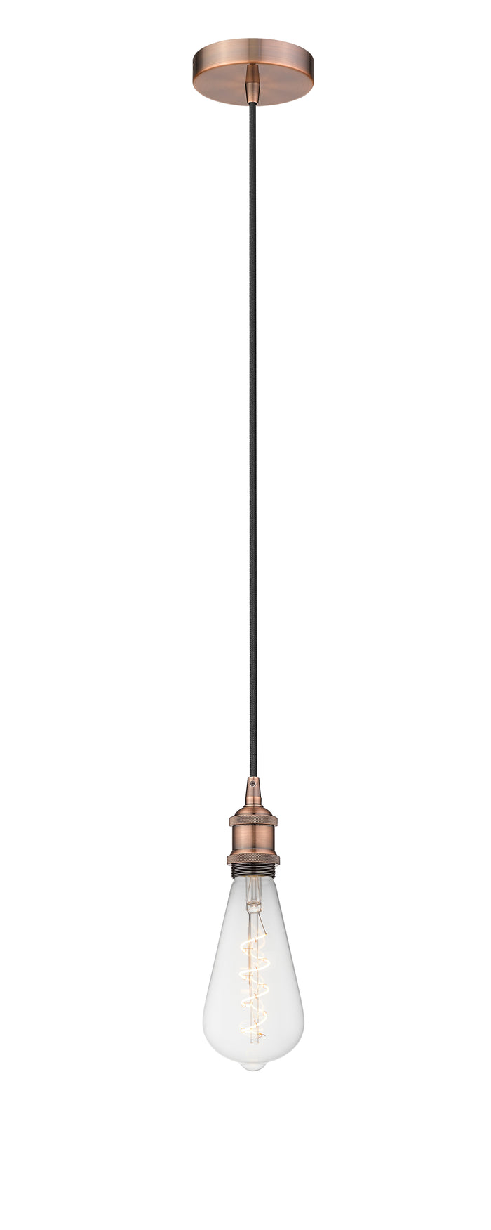 Edison Mini Pendant Antique Copper Steel