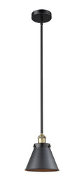 Edison Mini Pendant Black Antique Brass