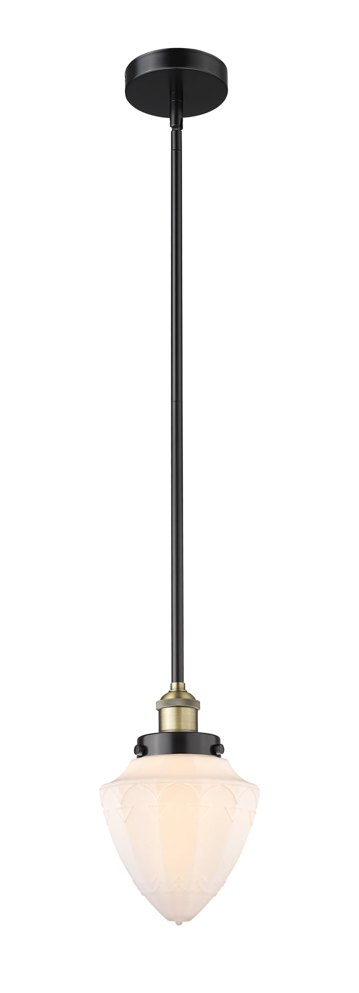Edison Mini Pendant Black Antique Brass