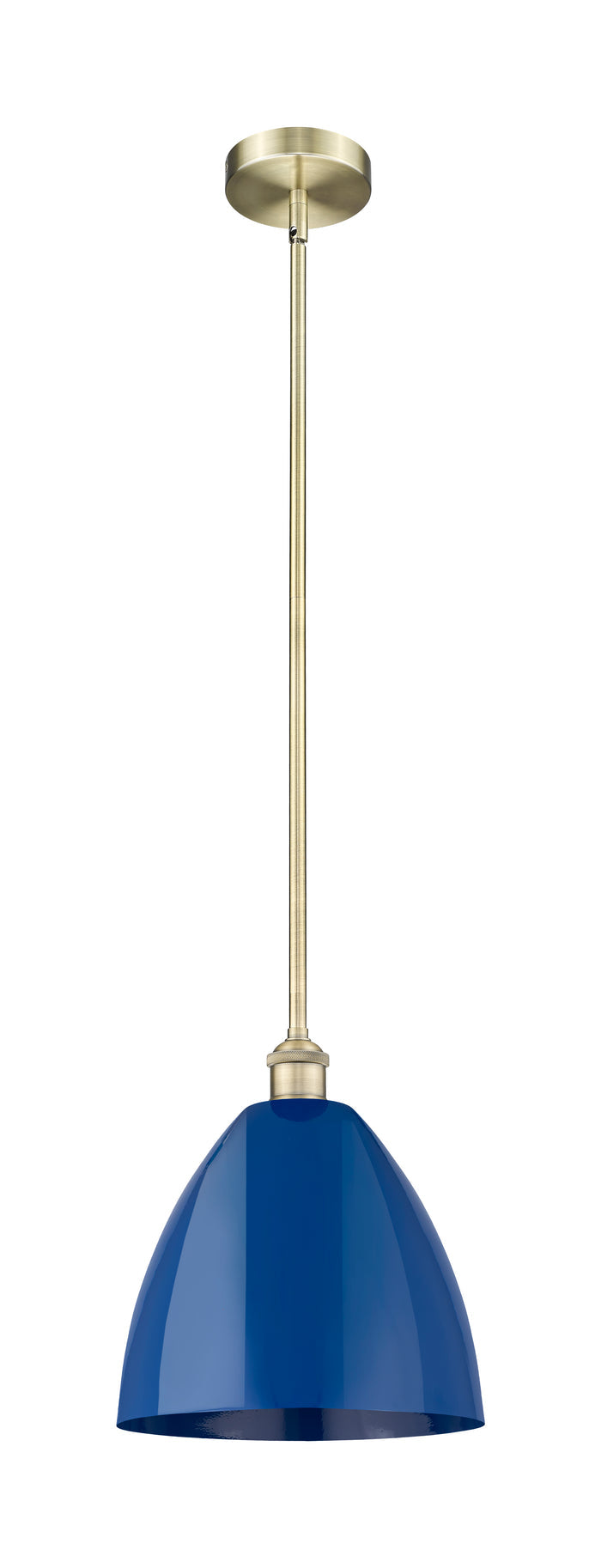 Edison Mini Pendant Cast Brass 12 Inch