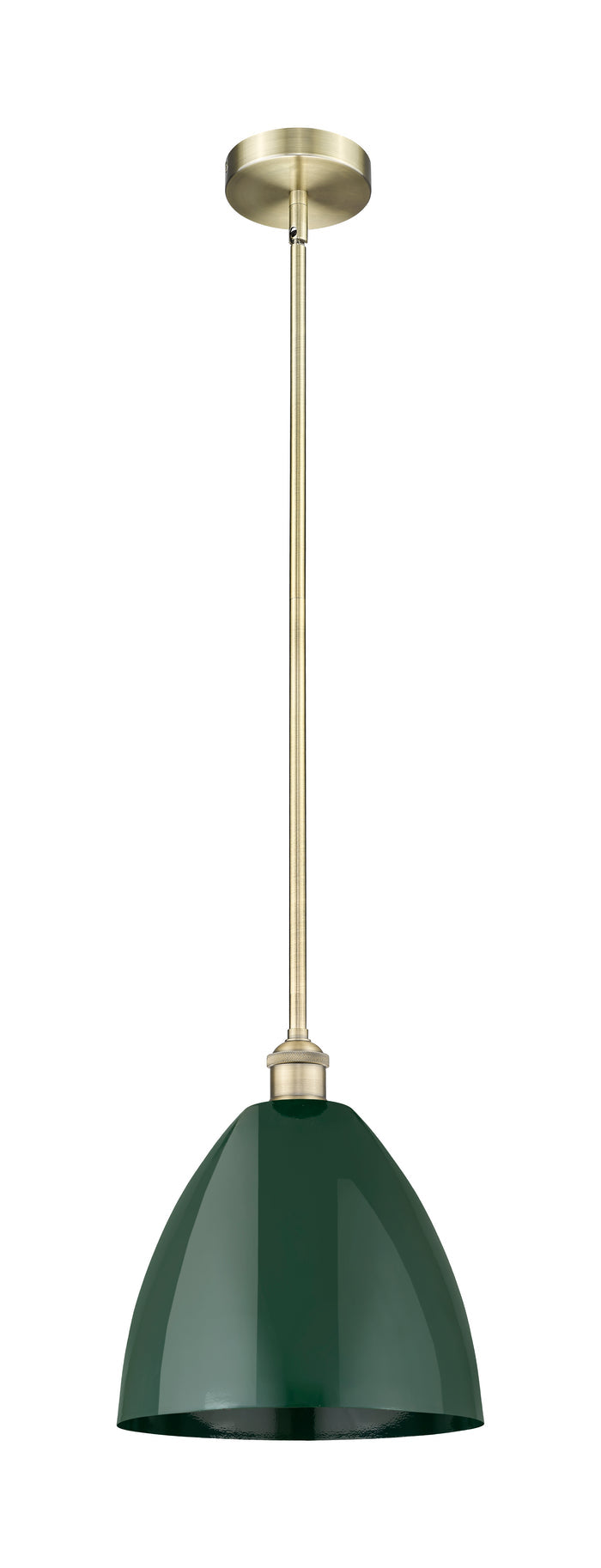 Edison Mini Pendant Cast Brass 12 Inch