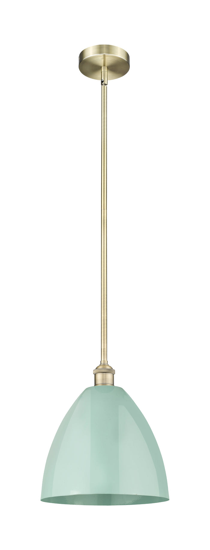 Edison Mini Pendant Cast Brass 12 Inch