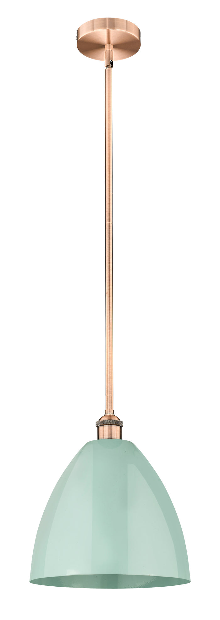 Edison Mini Pendant Cast Brass 12 Inch