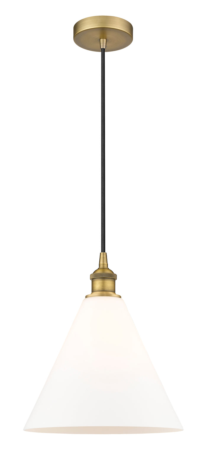 Brushed Brass / Matte White