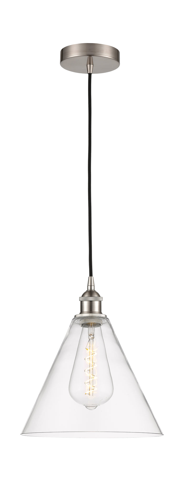 Brushed Satin Nickel / Clear