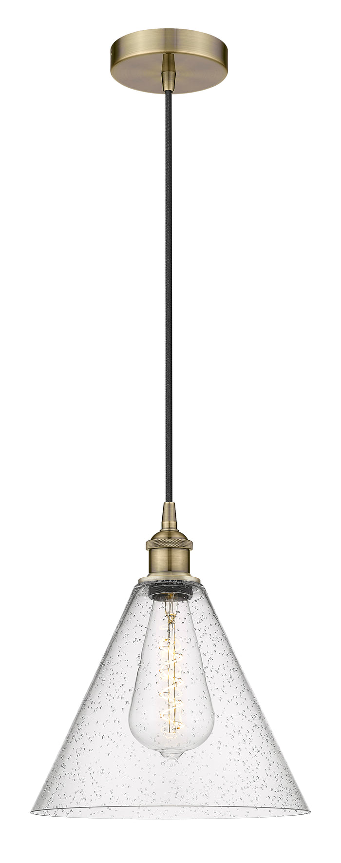 Edison Mini Pendant Cast Brass 6W