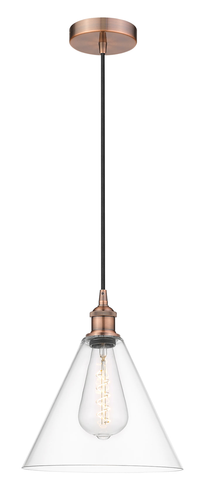 Edison Mini Pendant Cast Brass 6W