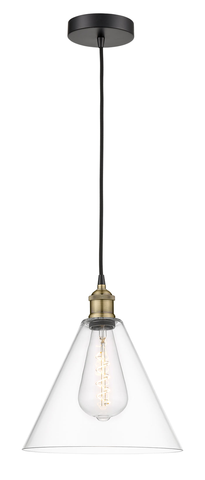 Edison Mini Pendant Cast Brass 6W