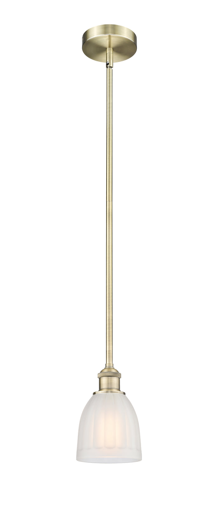 Edison Mini Pendant Cast Brass Antique