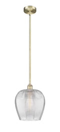 Edison Mini Pendant Cast Brass Antique
