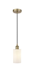 Edison Mini Pendant Cast Brass Antique
