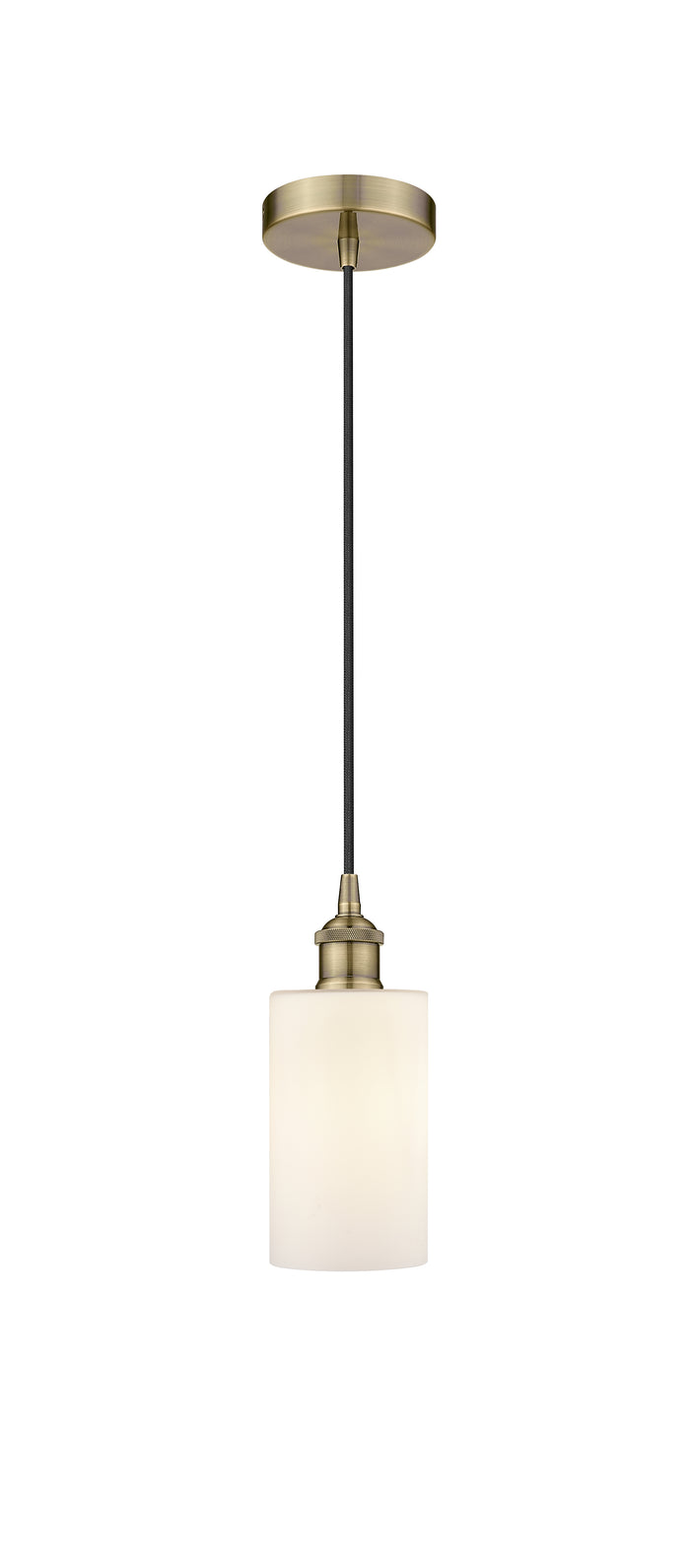 Edison Mini Pendant Cast Brass Antique