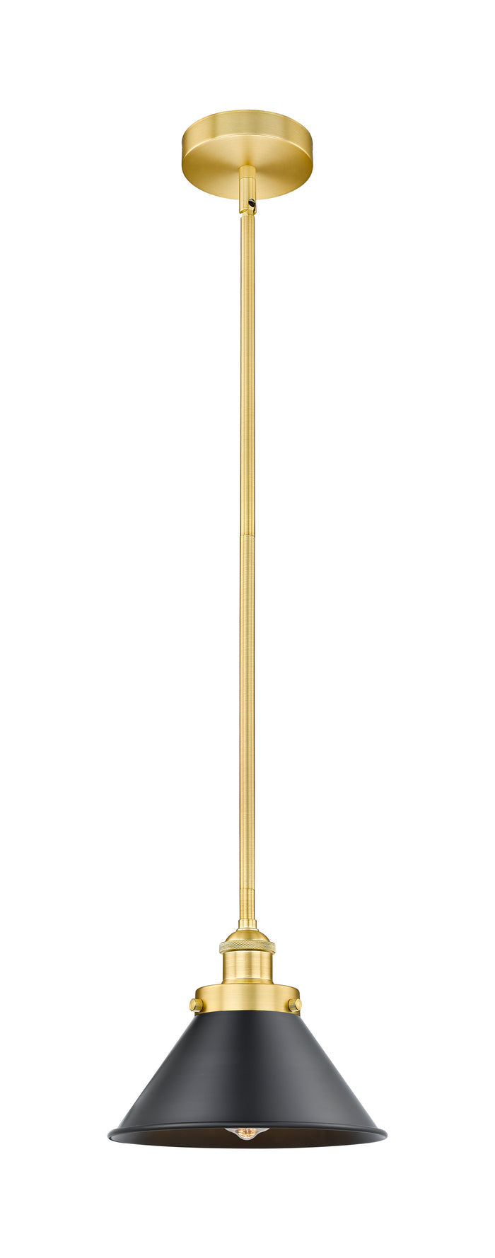 Edison Mini Pendant Cast Brass Black