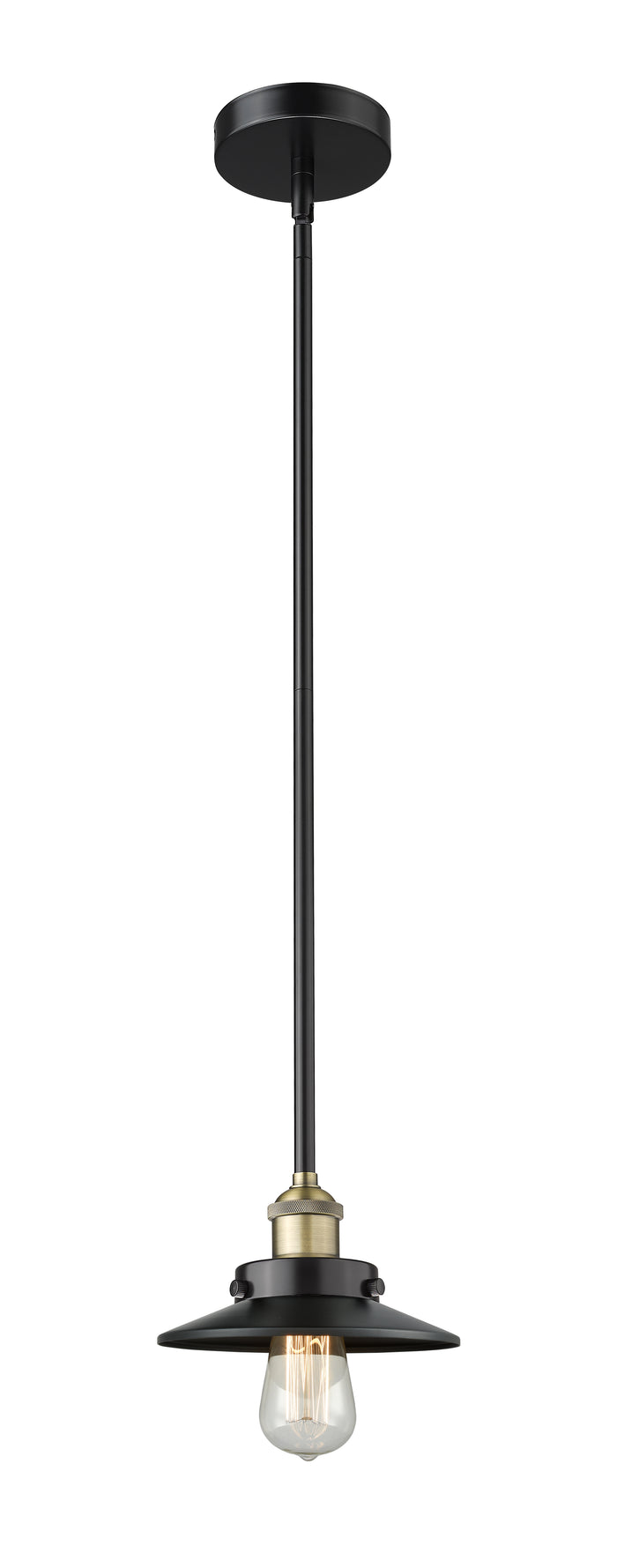 Edison Mini Pendant Cast Brass Finish