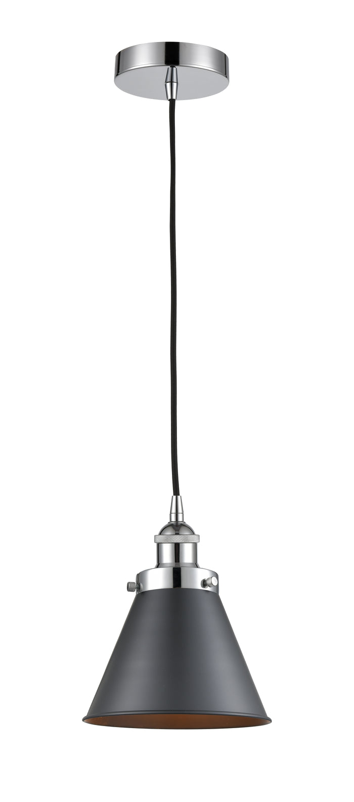 Edison Mini Pendant Matte Black Brass