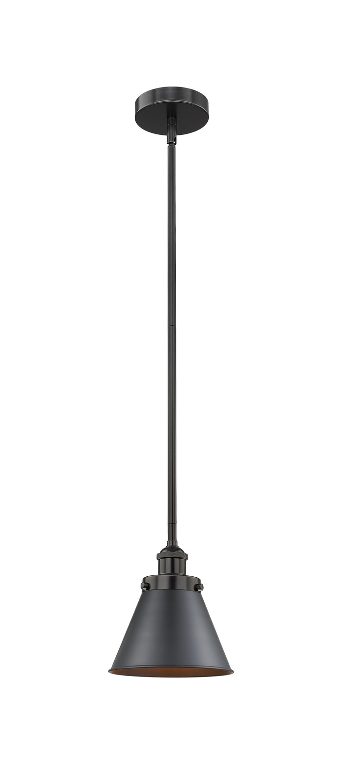 Edison Mini Pendant Matte Black Cast Brass