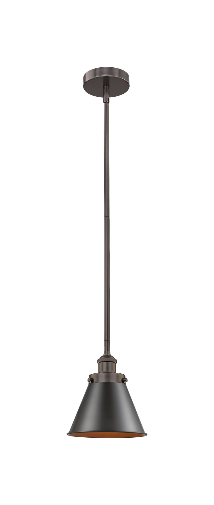 Edison Mini Pendant Matte Black Cast Brass