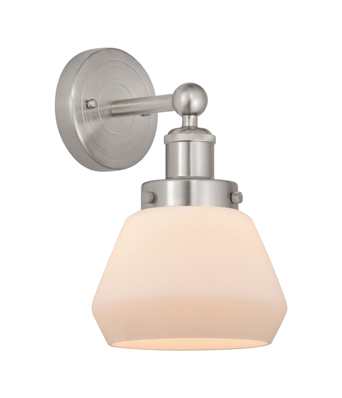 Brushed Satin Nickel / Matte White