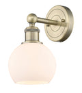 Edison Sconce Cast Brass Modern Contempo