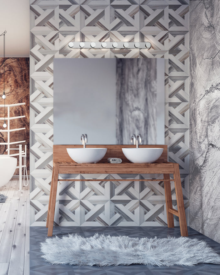 Edna 36-in Steel Vanity Light