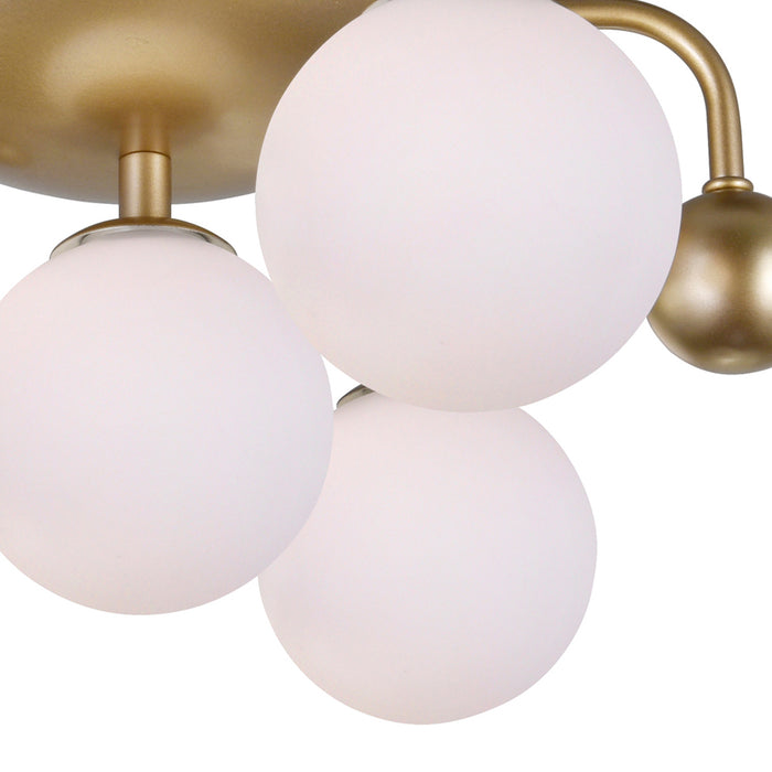 Element 4 Light Sun Gold Flush Mount