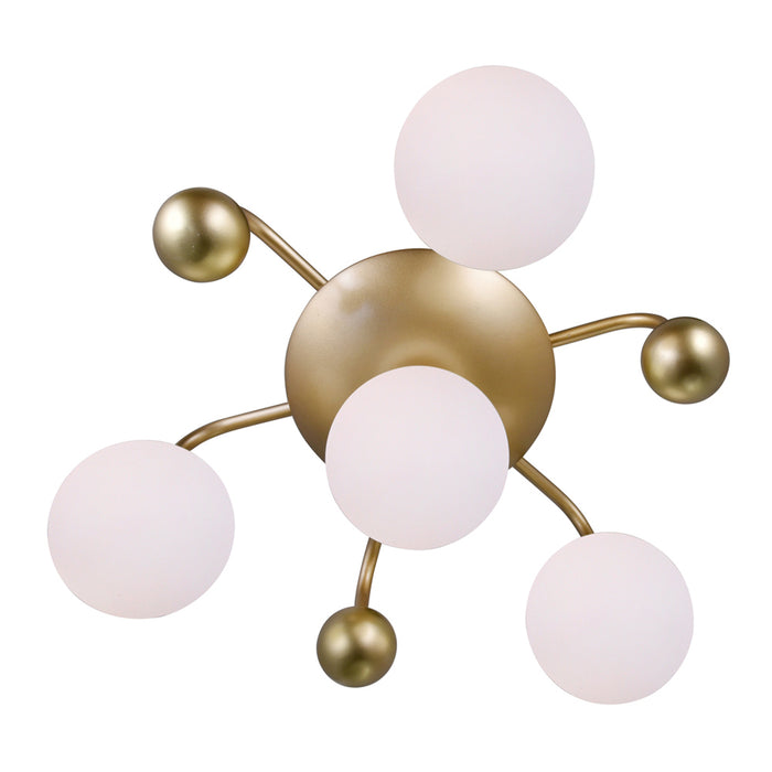 Element 4 Light Sun Gold Flush Mount