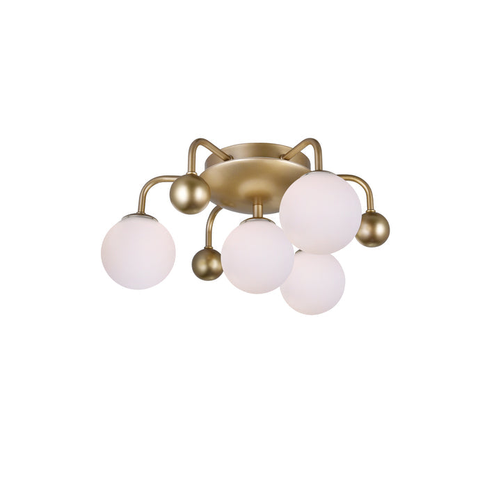 Element 4 Light Sun Gold Flush Mount