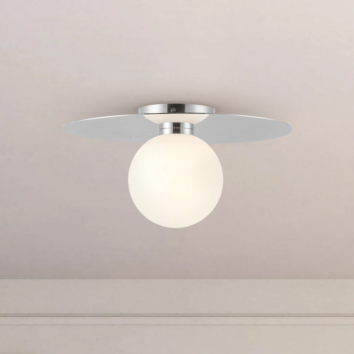 Elixir 14-in Steel Flush Mount