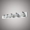 5 Lights Elizabeth Vanity Light Polished Chrome  Dimmable 250W
