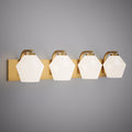 4 Lights Ella 4-Light Vanity Light Aged Brass  Dimmable 240W
