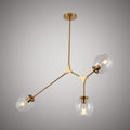 3 Lights Ellen 3-light Chandelier Aged Brass  Dimmable 180W