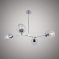 4 Lights Ellen 4-light Chandelier Chrome  Dimmable 240W