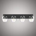 4 Lights Ellen 3-Light Vanity Light Matte Black  Dimmable 240W