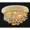Empire Wall Lights 2 Gold 12 inch Sconce