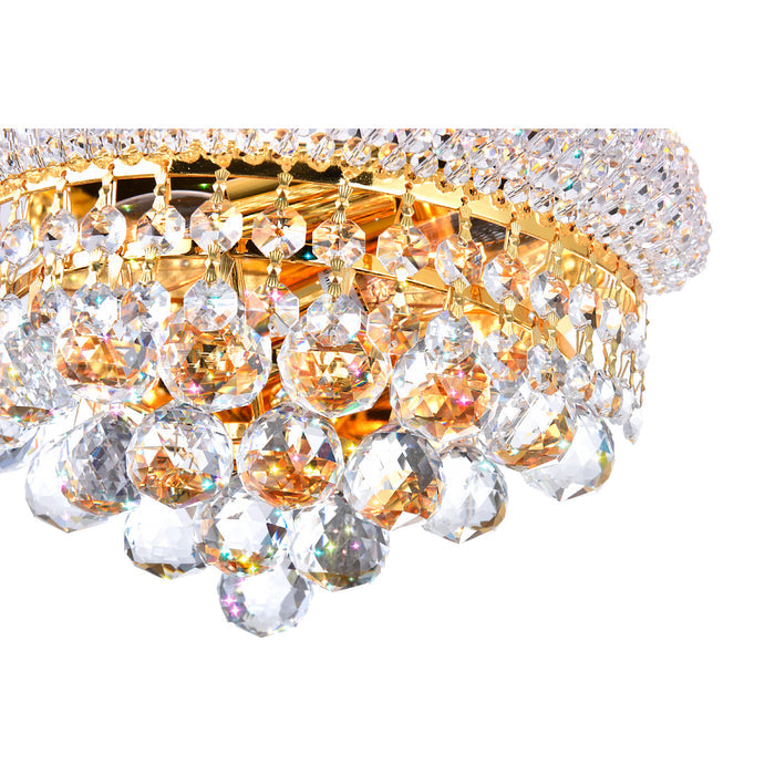 Empire Wall Lights 2 Gold 12 inch Sconce